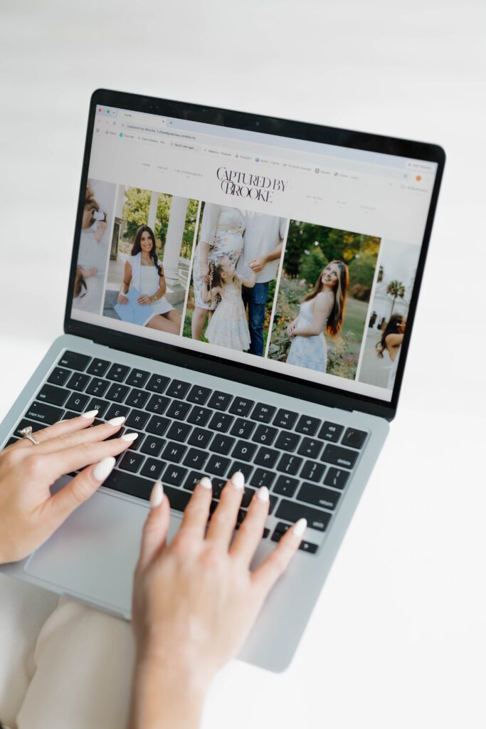 Captured by Brooke homepage website